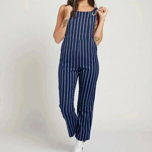 Stone Row - Striped Blue and White Jumpsuit